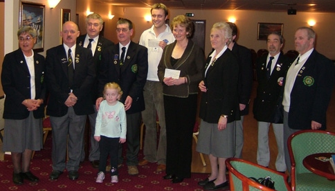 Cheque Presentation to Lena Forsyth